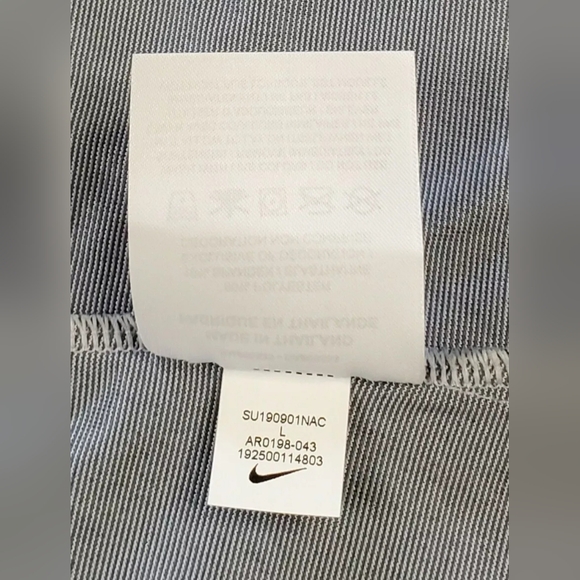 Nike Tech Pack Mens Size L Running Jogging Tank Top Grey Platinum AR0198-043 - Picture 12 of 12